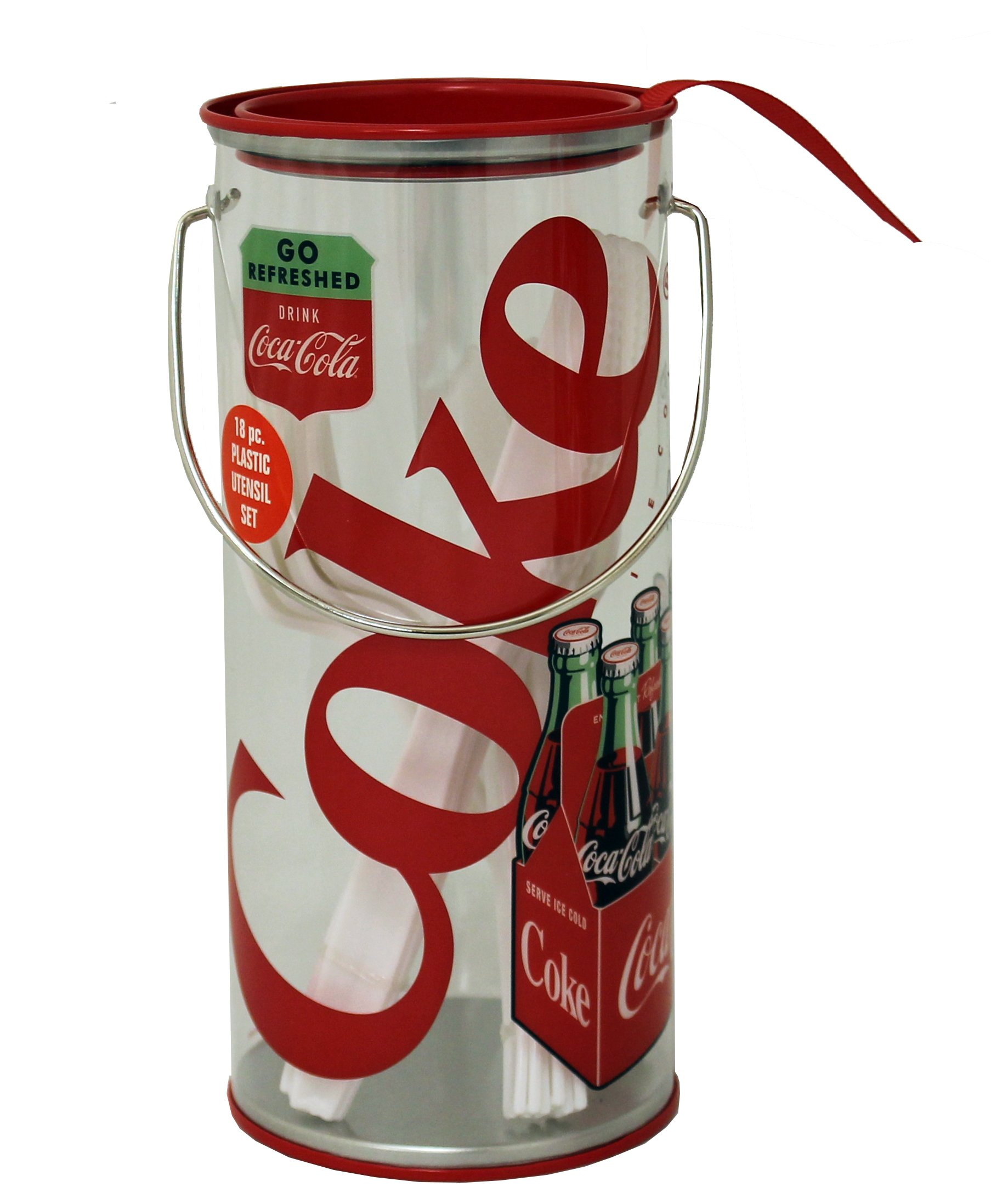 The Tin Box Company 776007-12 Coca Cola Clear Tin Storage